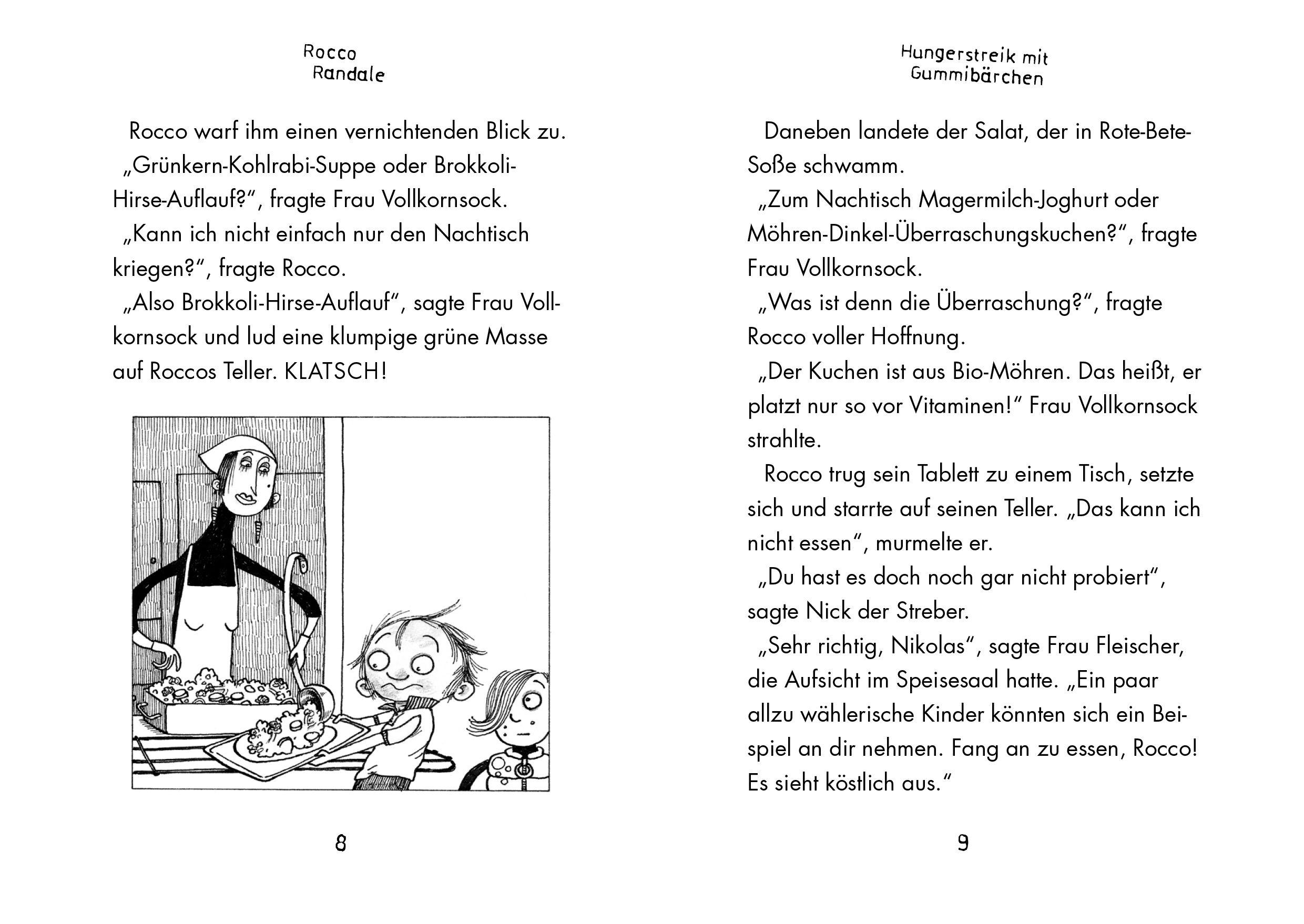 Beispielinhalt (Bild) Rocco Randale 04. Hungerstreik mit Gummibärchen