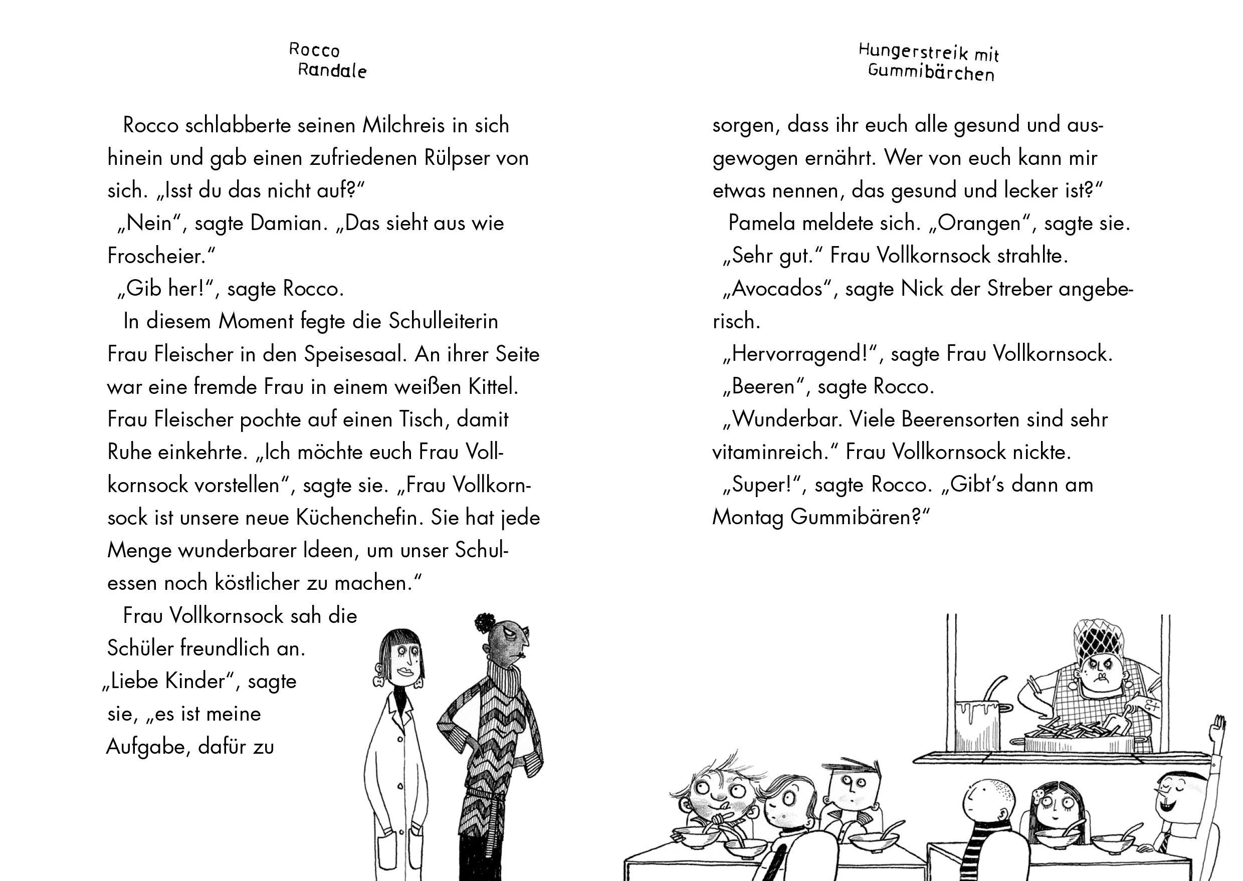 Beispielinhalt (Bild) Rocco Randale 04. Hungerstreik mit Gummibärchen