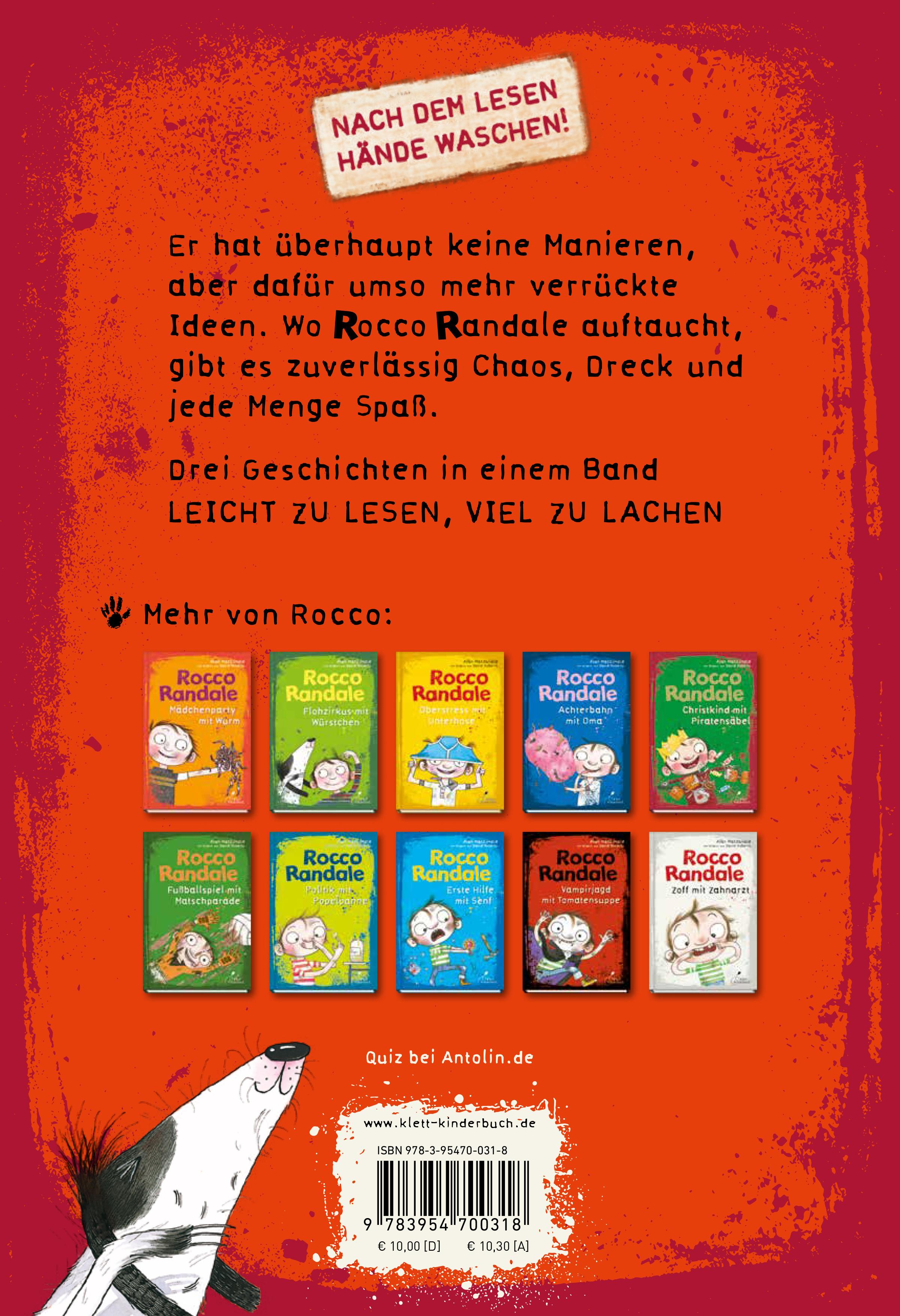 Rückseitencover Rocco Randale 04. Hungerstreik mit Gummibärchen