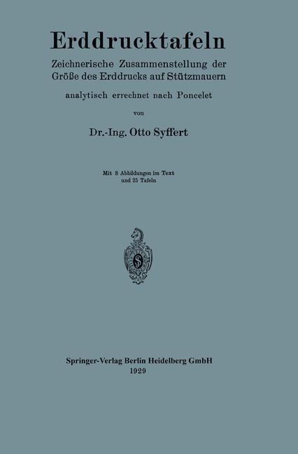 Vorderes Coverbild Erddrucktafeln