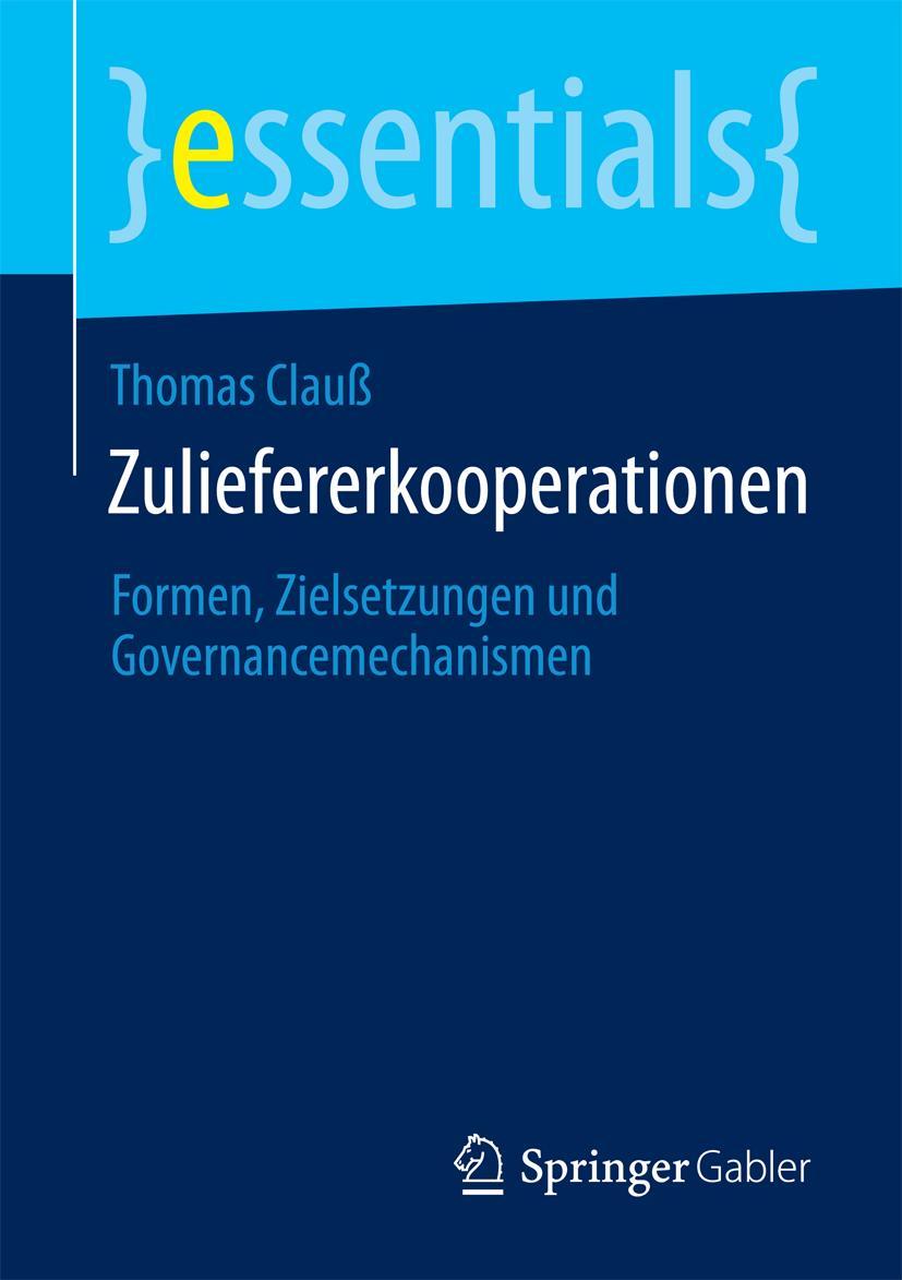 Vorderes Coverbild Zuliefererkooperationen