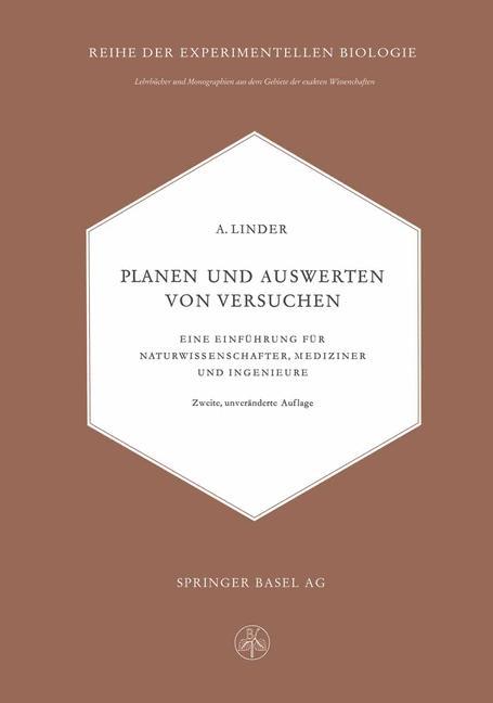 Vorderes Coverbild Planen und Auswerten von Versuchen