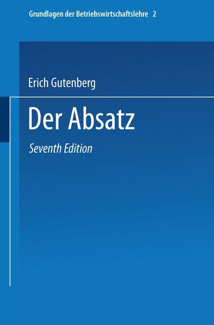 Vorderes Coverbild Grundlagen der Betriebswirtschaftslehre