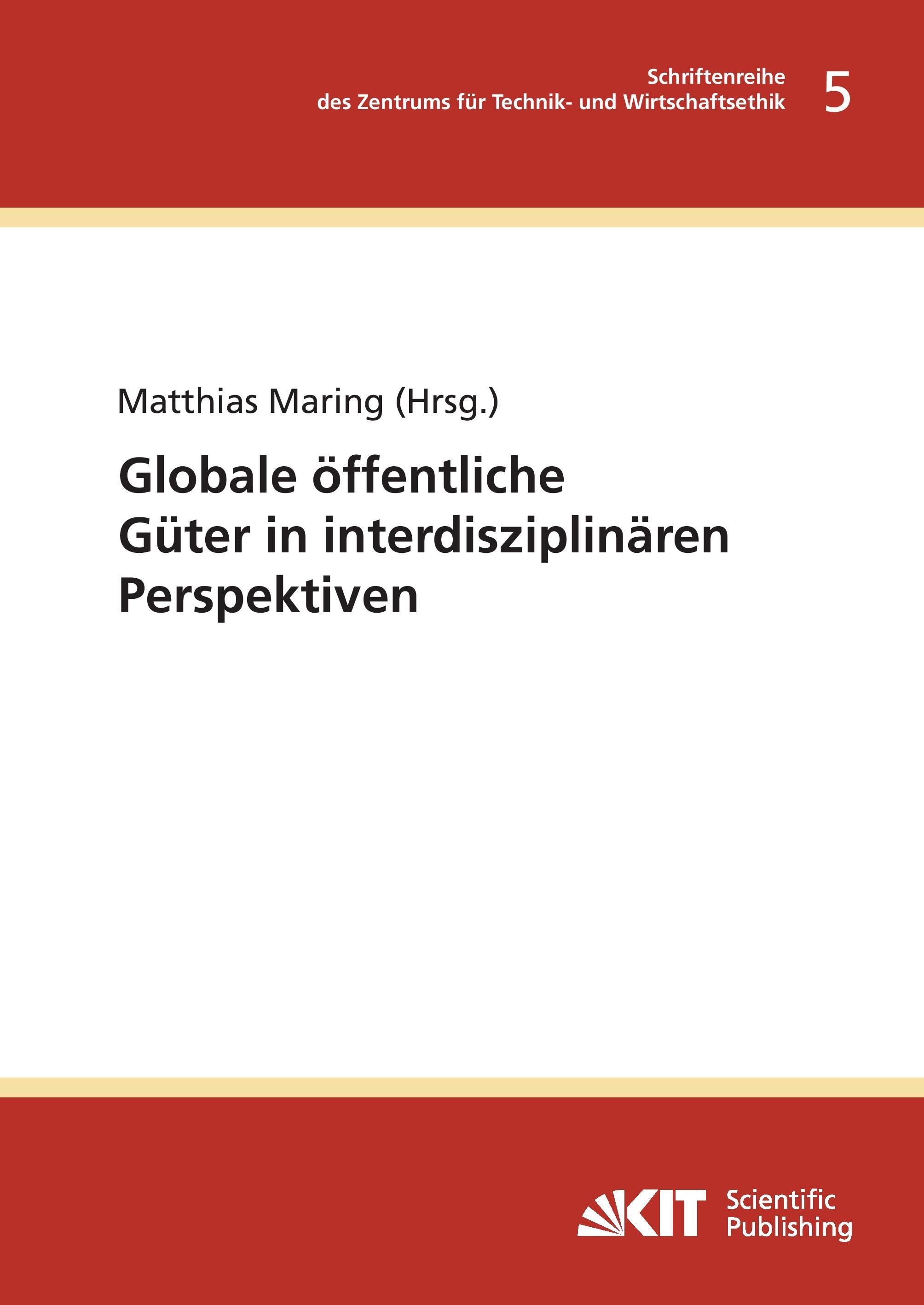 Vorderes Coverbild Globale öffentliche Güter in interdisziplinären Perspektiven