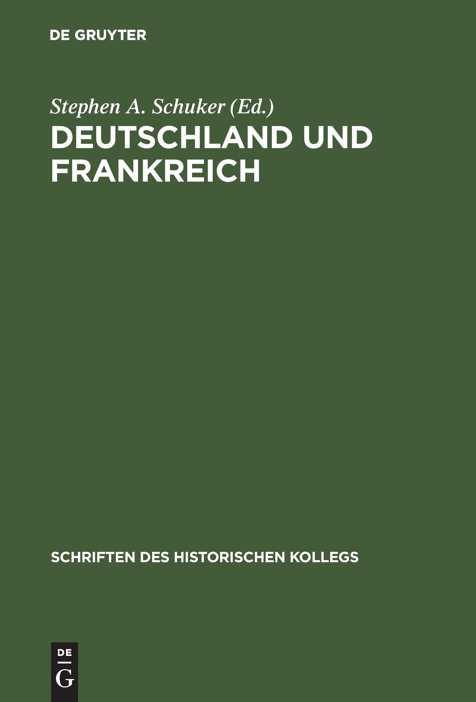 Vorderes Coverbild Deutschland und Frankreich