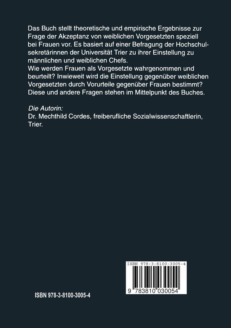 Rückseitencover Chefinnen