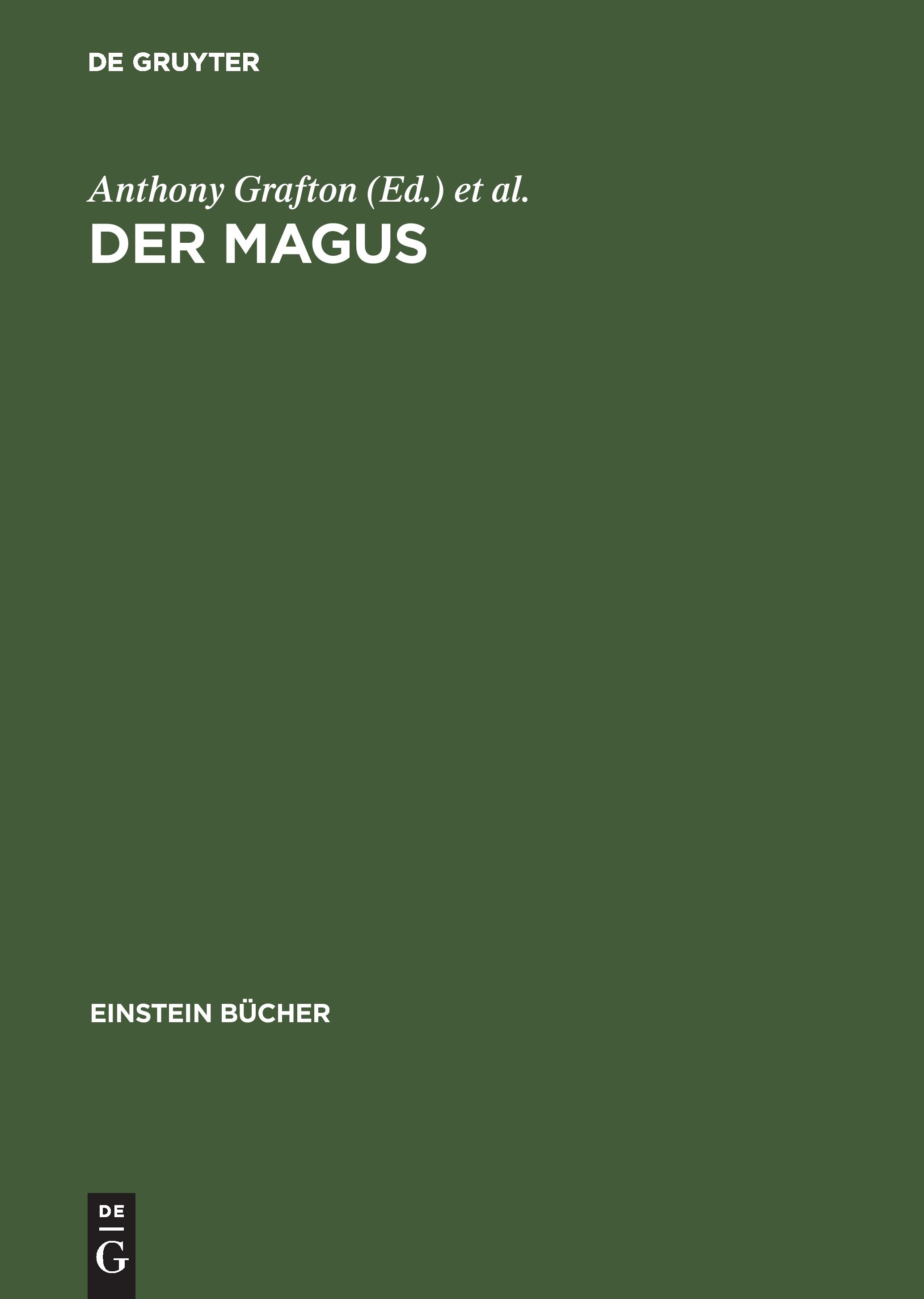 Vorderes Coverbild Der Magus