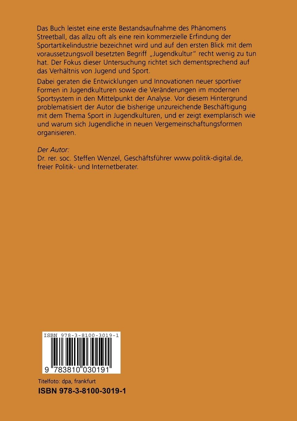 Rückseitencover Streetball