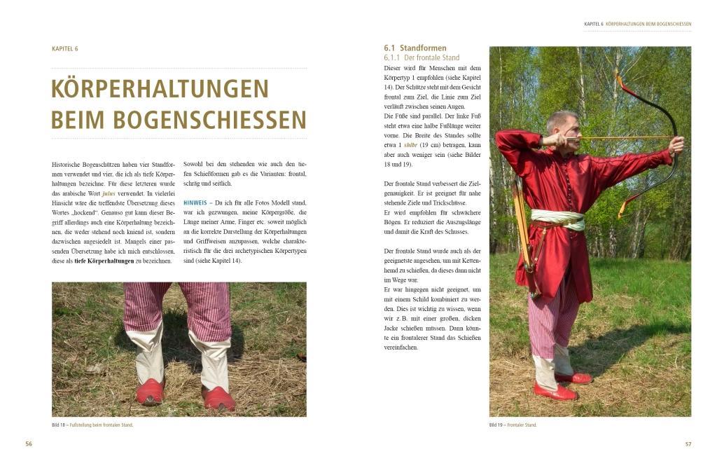 Beispielinhalt (Bild) Bogenschießen mit dem Daumenring