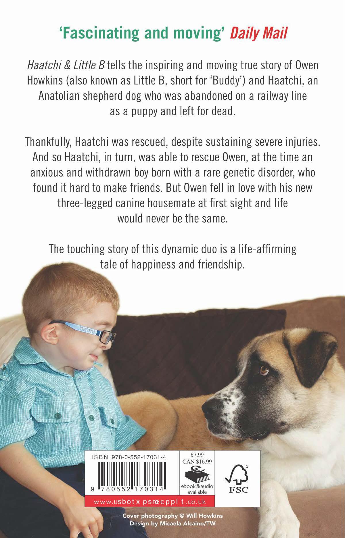 Rückseitencover Haatchi and Little B