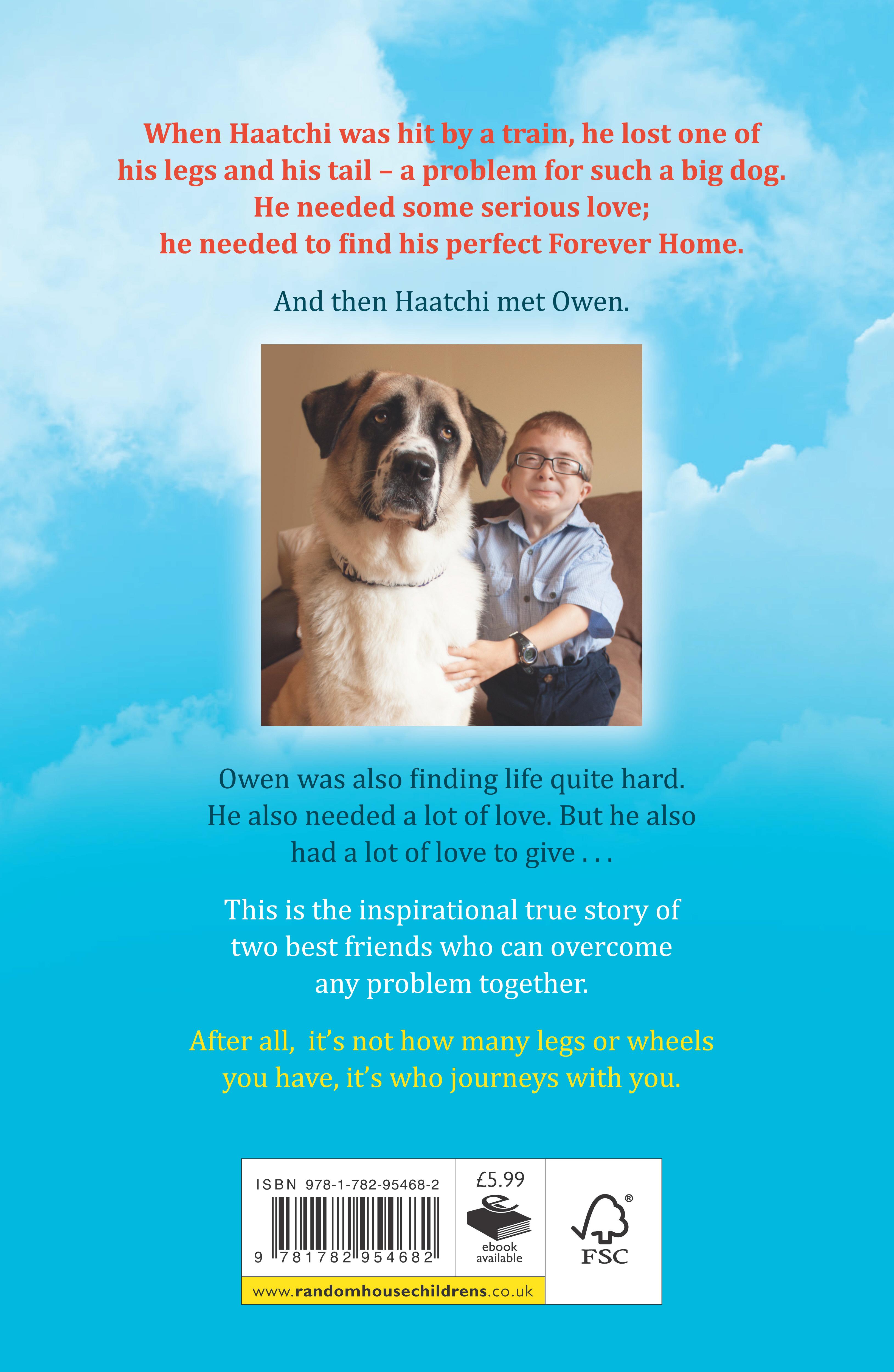 Rückseitencover Haatchi and Little B - Junior edition