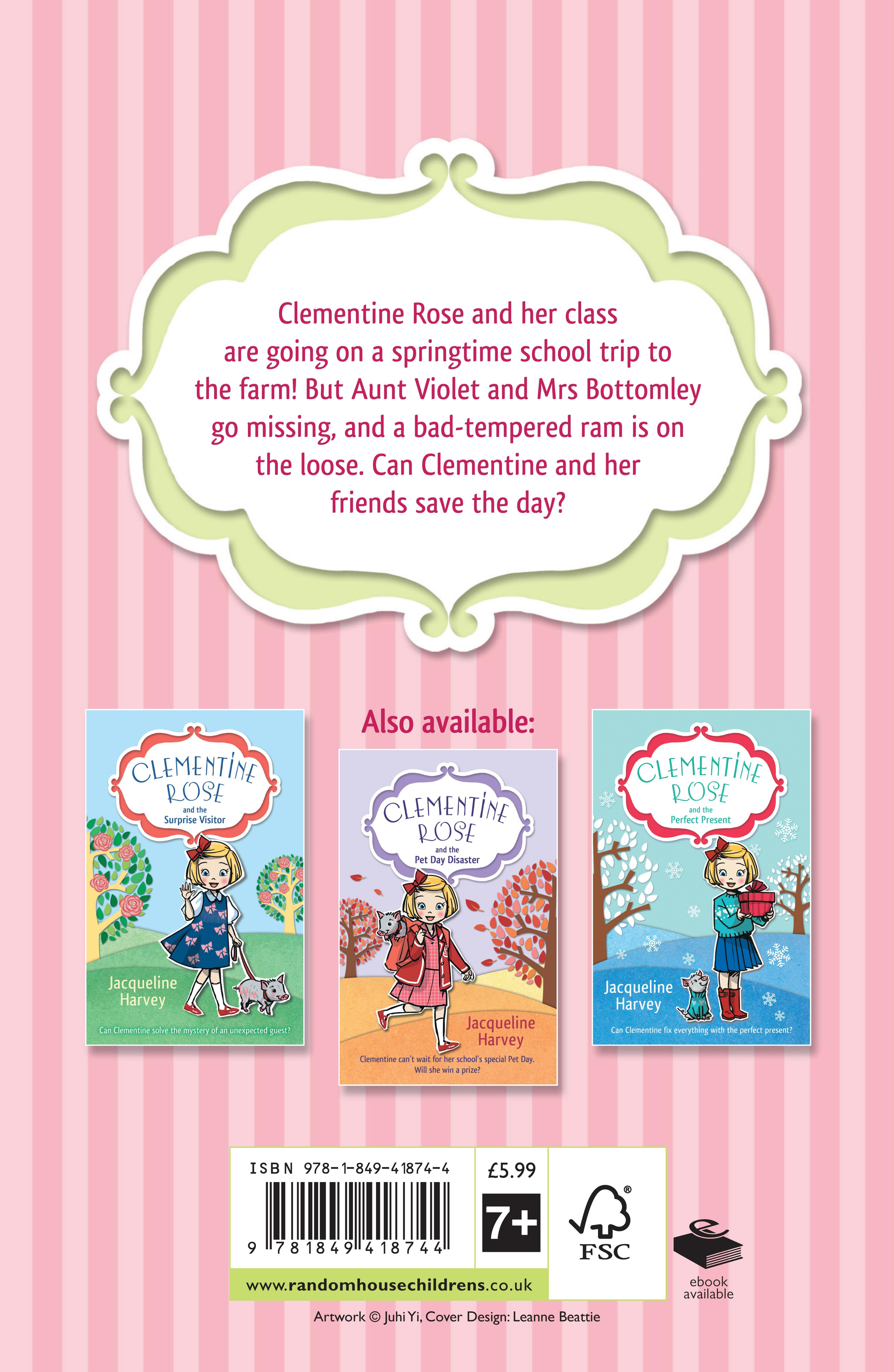 Rückseitencover Clementine Rose and the Farm Fiasco