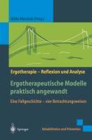 Vorderes Coverbild Ergotherapeutische Modelle praktisch angewandt