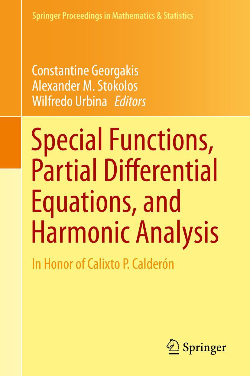 Vorderes Coverbild Special Functions, Partial Differential Equations, and Harmonic Analysis