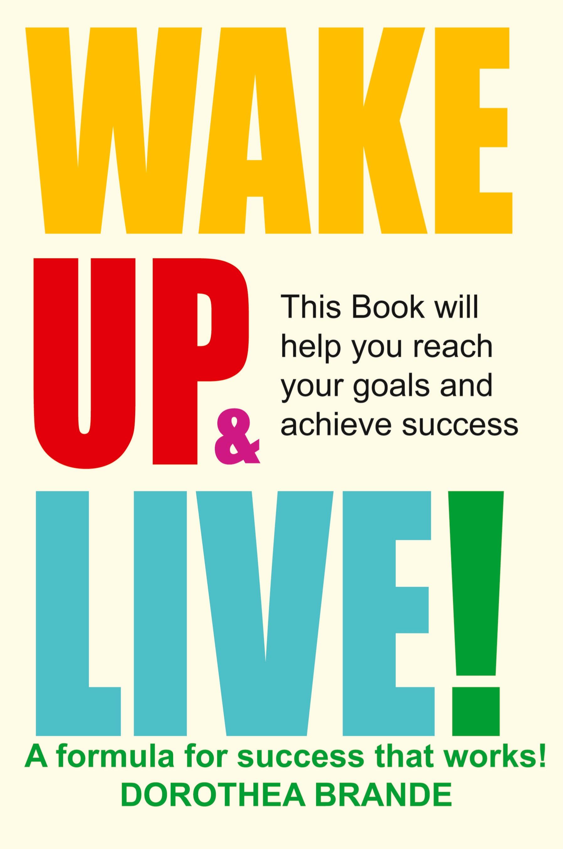 Vorderes Coverbild Wake Up and Live!