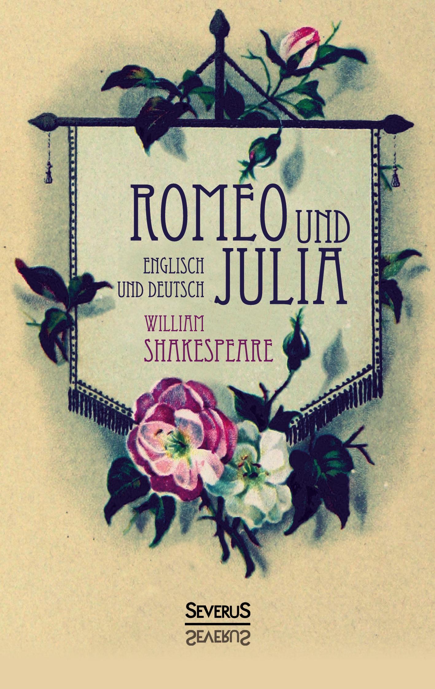 Vorderes Coverbild Romeo und Julia. Englisch und Deutsch