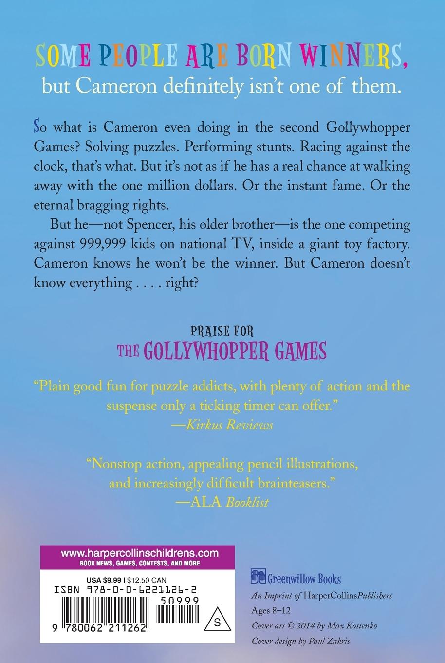 Rückseitencover The Gollywhopper Games: The New Champion