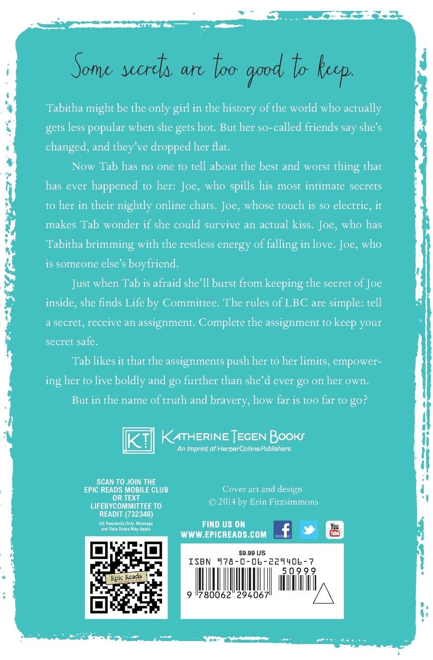 Rückseitencover Life by Committee