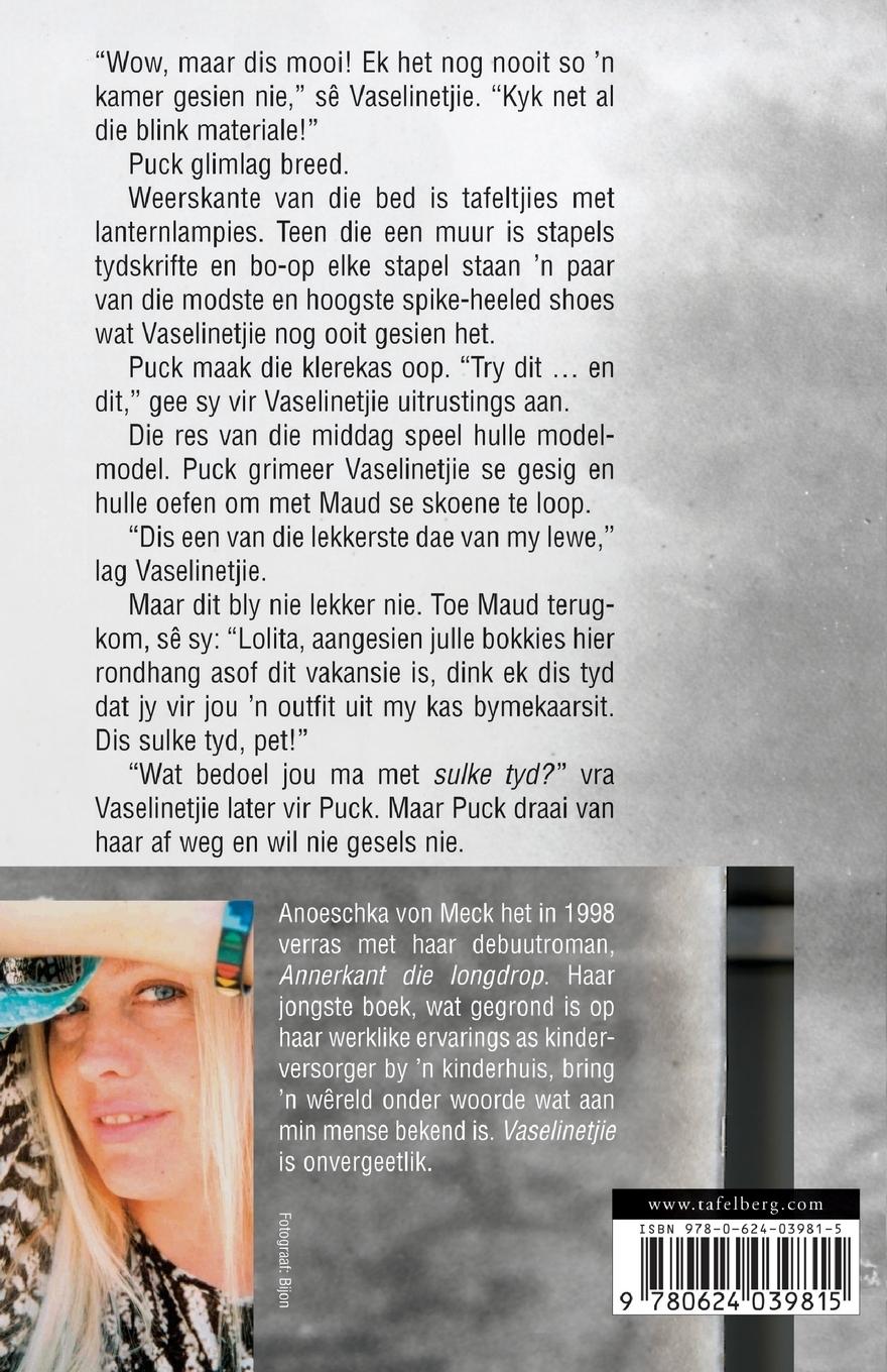 Rückseitencover Vaselinetjie