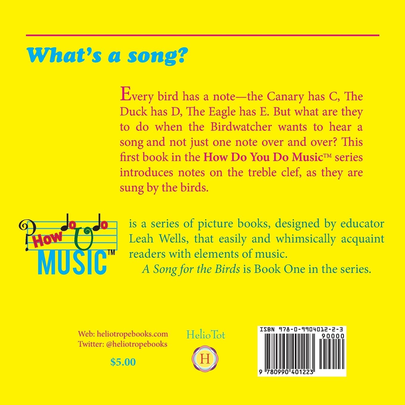 Rückseitencover A Song for the Birds