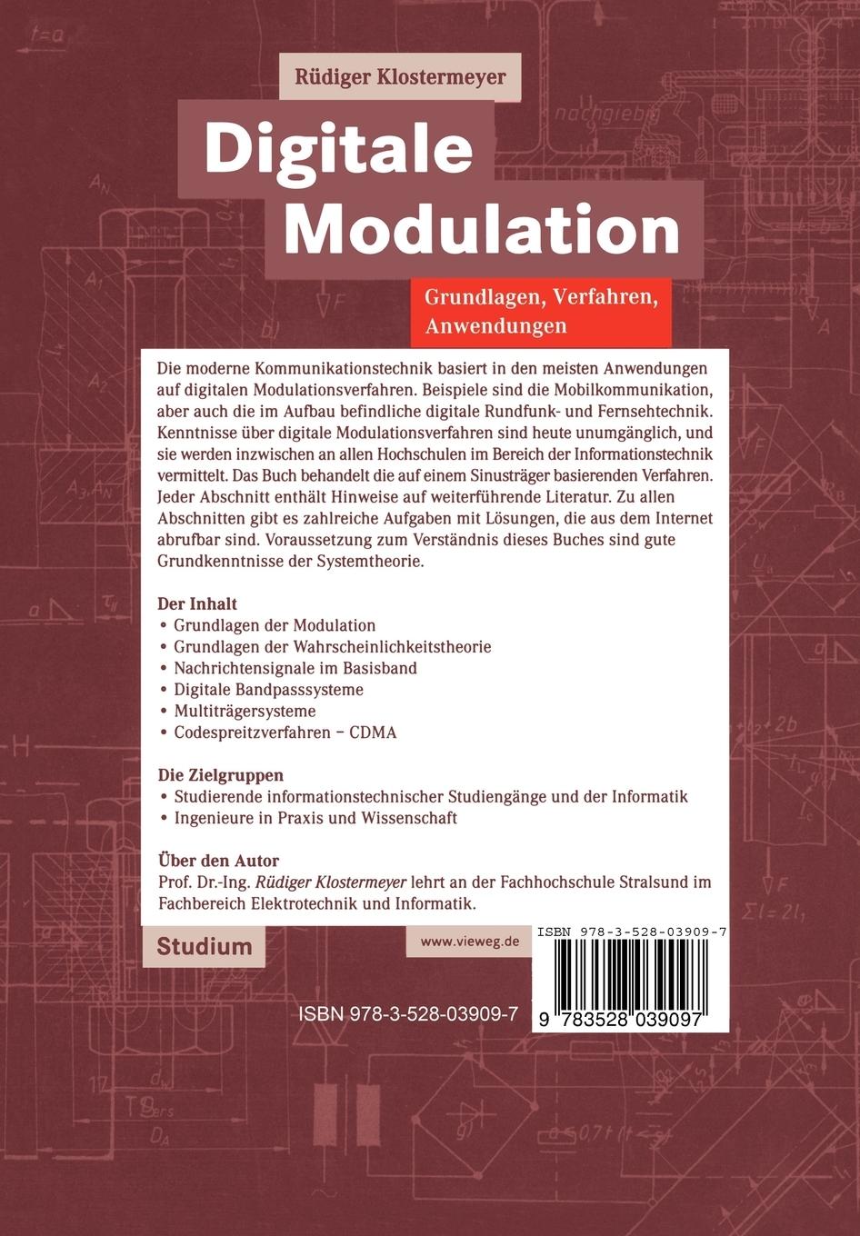 Rückseitencover Digitale Modulation