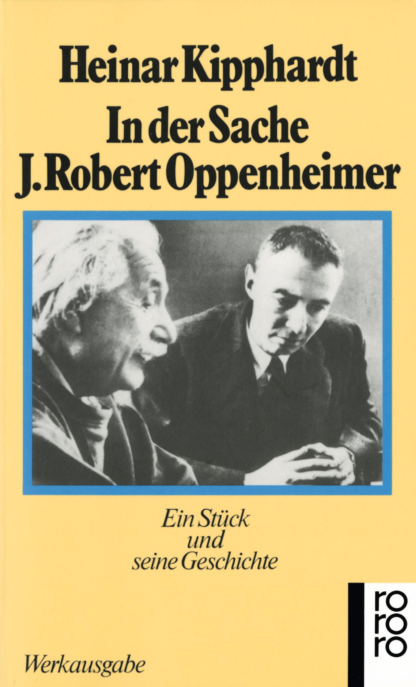 Vorderes Coverbild In der Sache J. Robert Oppenheimer