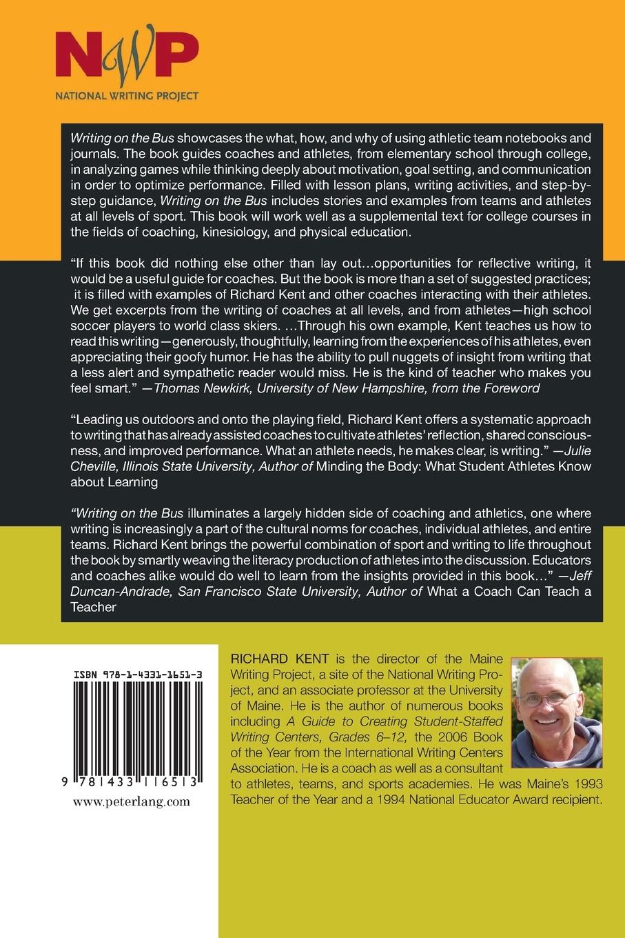 Rückseitencover Writing on the Bus