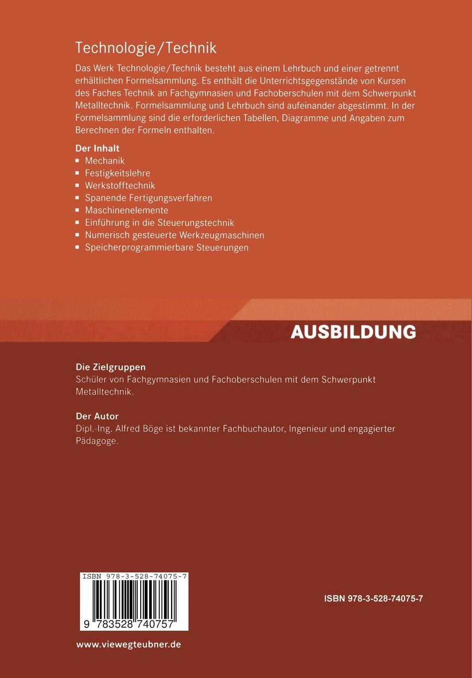 Rückseitencover Technologie/ Technik