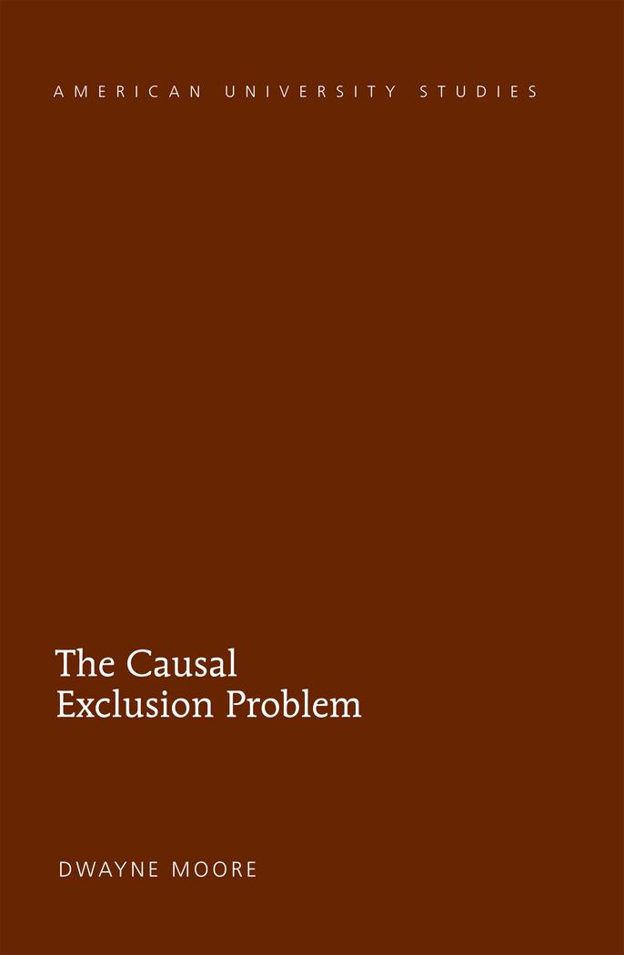 Vorderes Coverbild The Causal Exclusion Problem