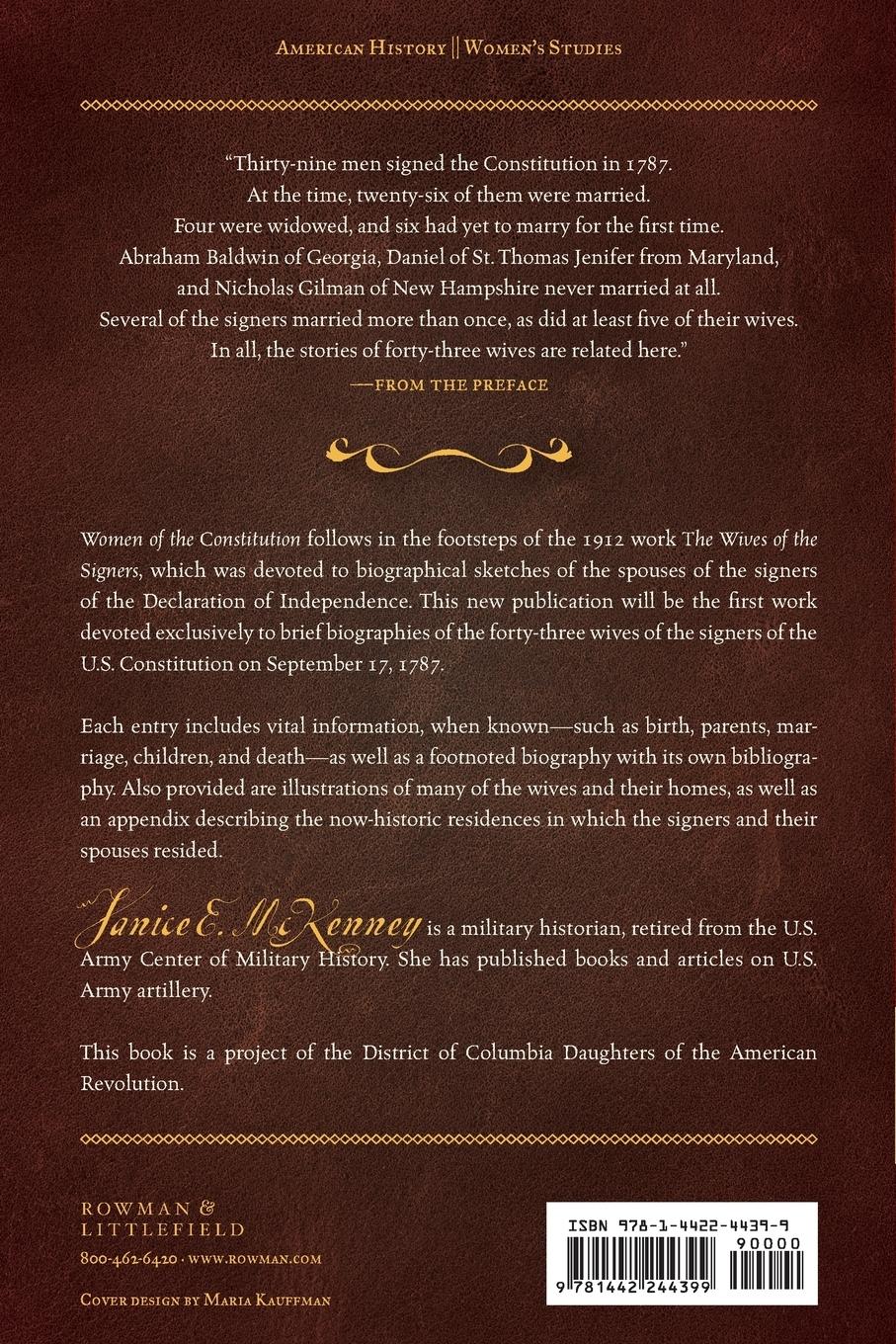 Rückseitencover Women of the Constitution