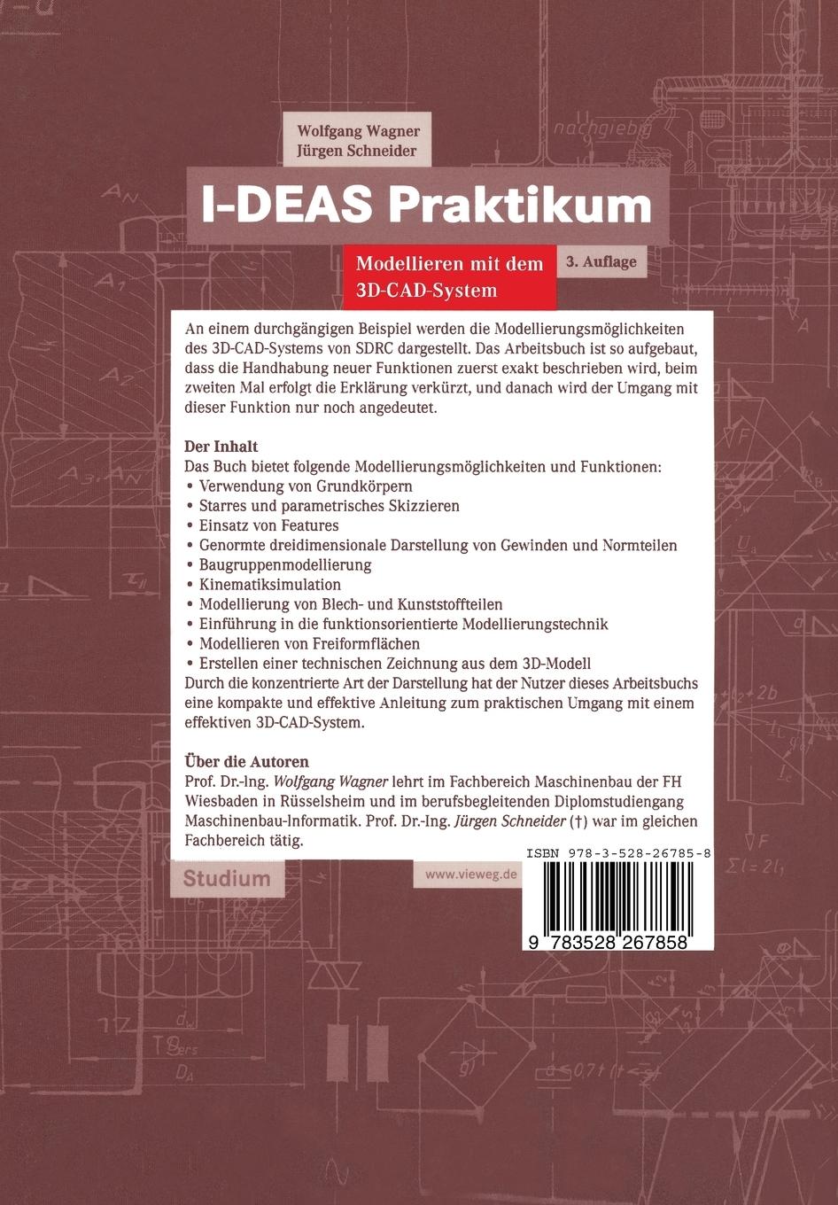 Rückseitencover I-DEAS Praktikum