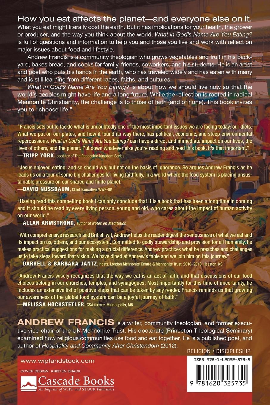 Rückseitencover What in God's Name Are You Eating?