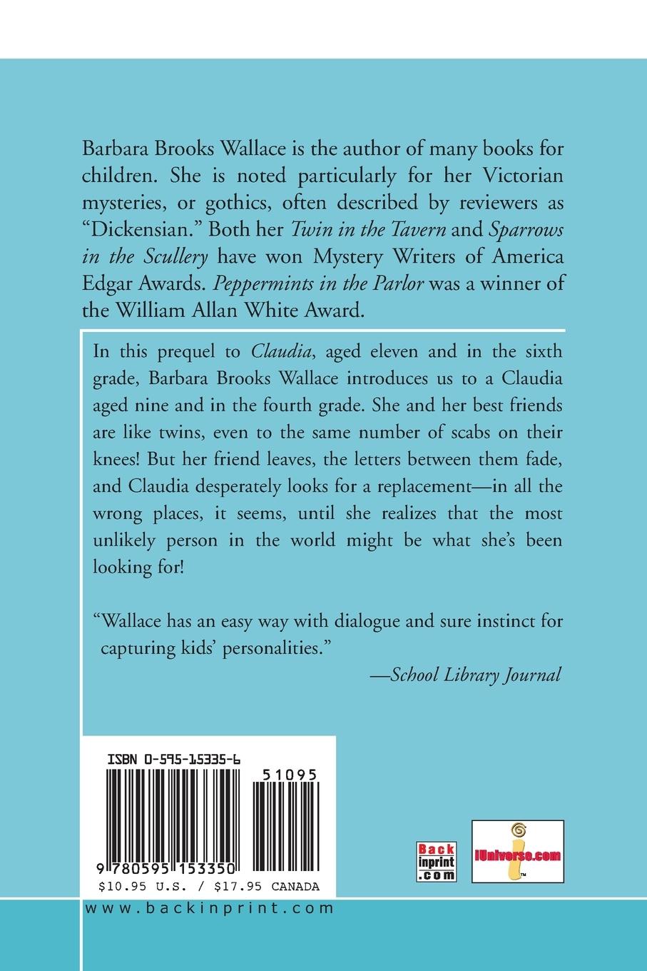 Rückseitencover Hello, Claudia!