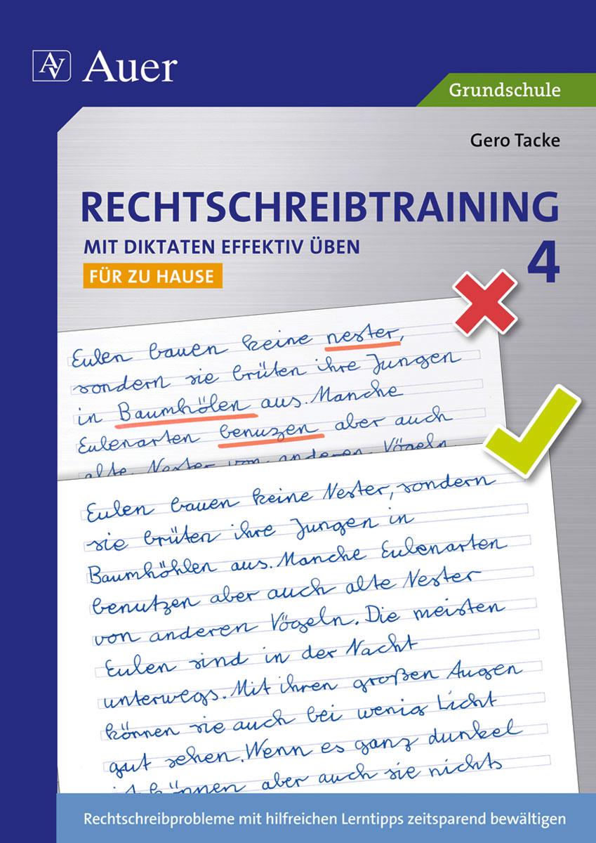 Vorderes Coverbild Rechtschreibtraining: Mit Diktaten effektiv üben 4