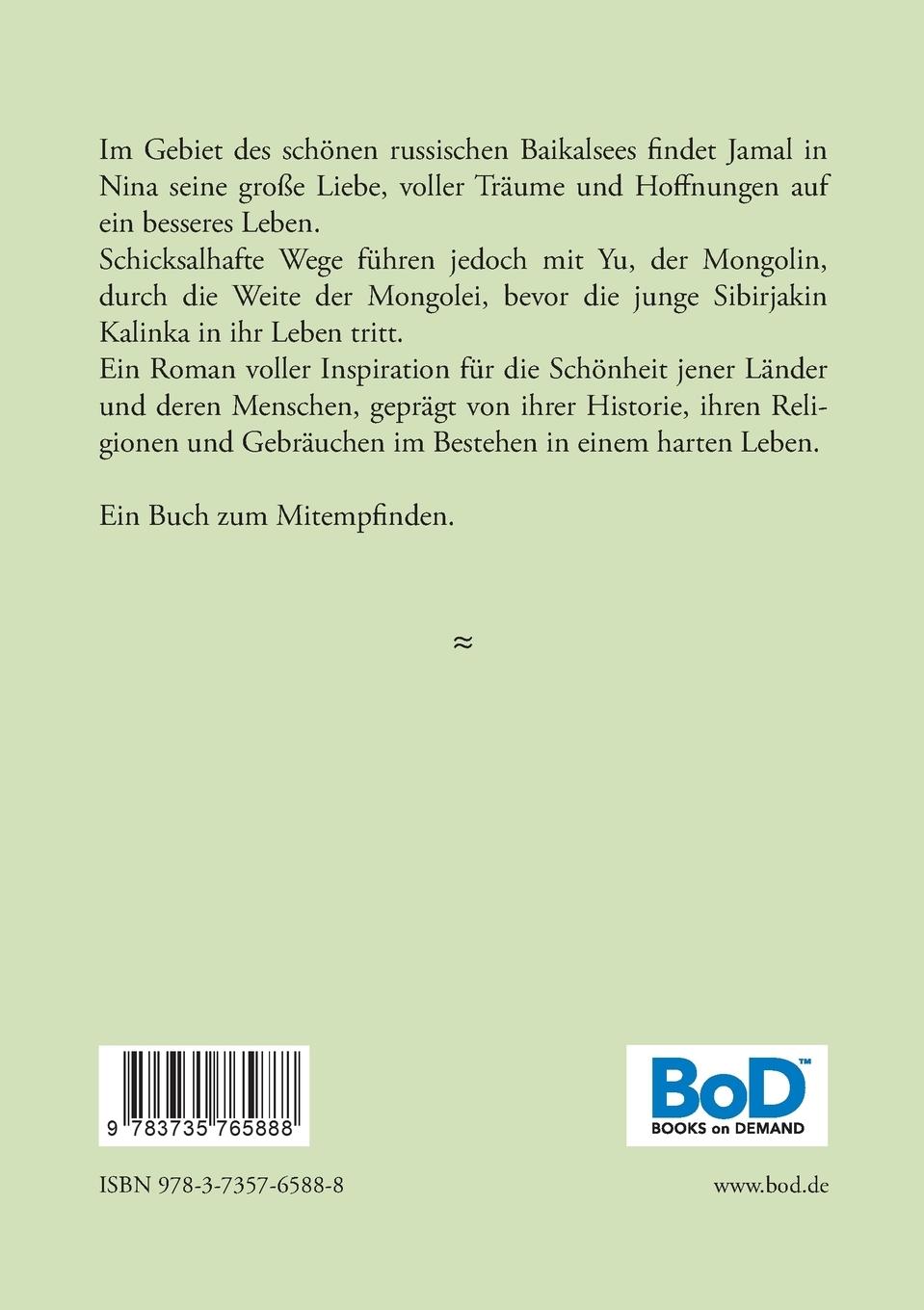 Rückseitencover Baikal-Liebe und mongolischer Wind
