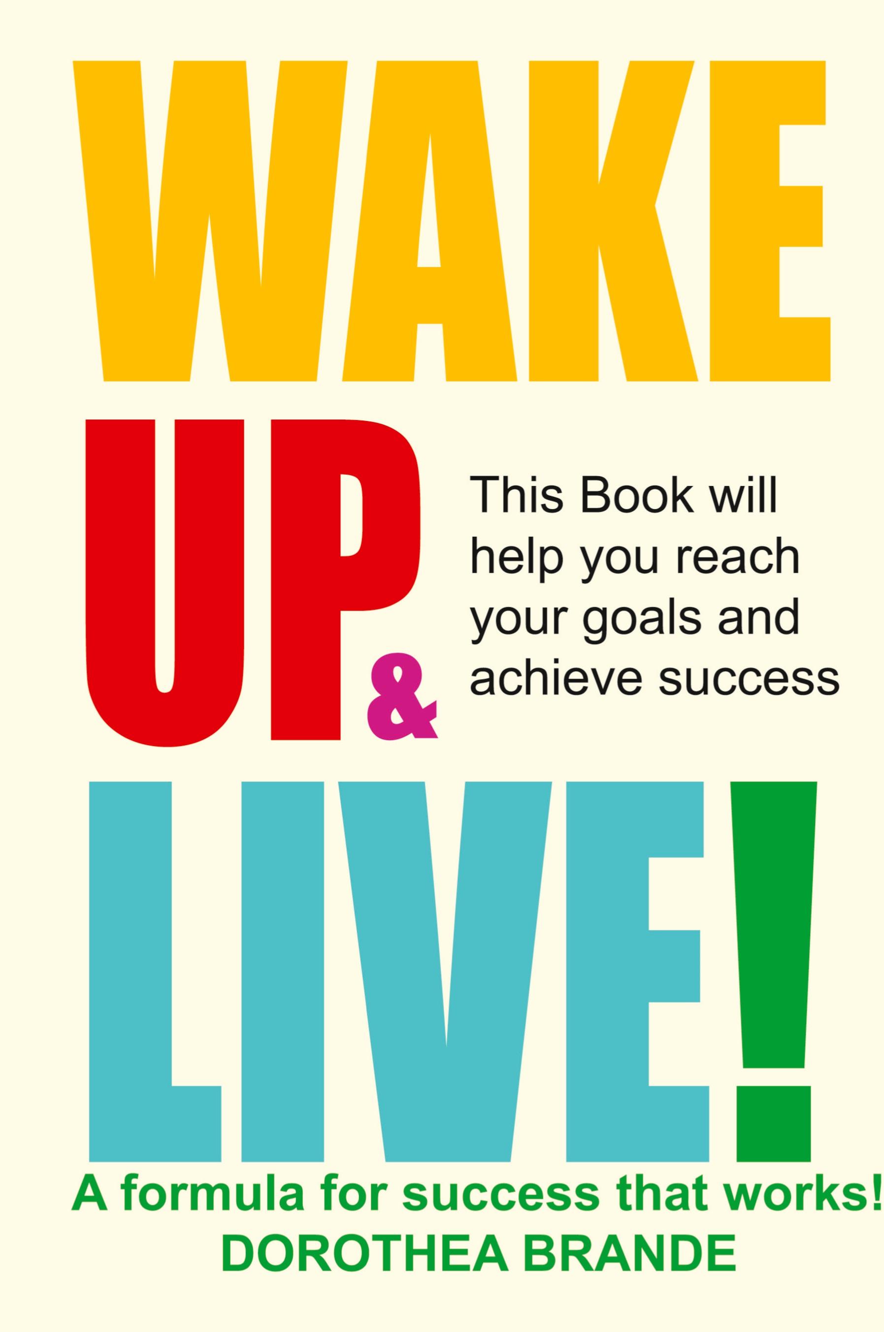 Vorderes Coverbild Wake Up and Live!
