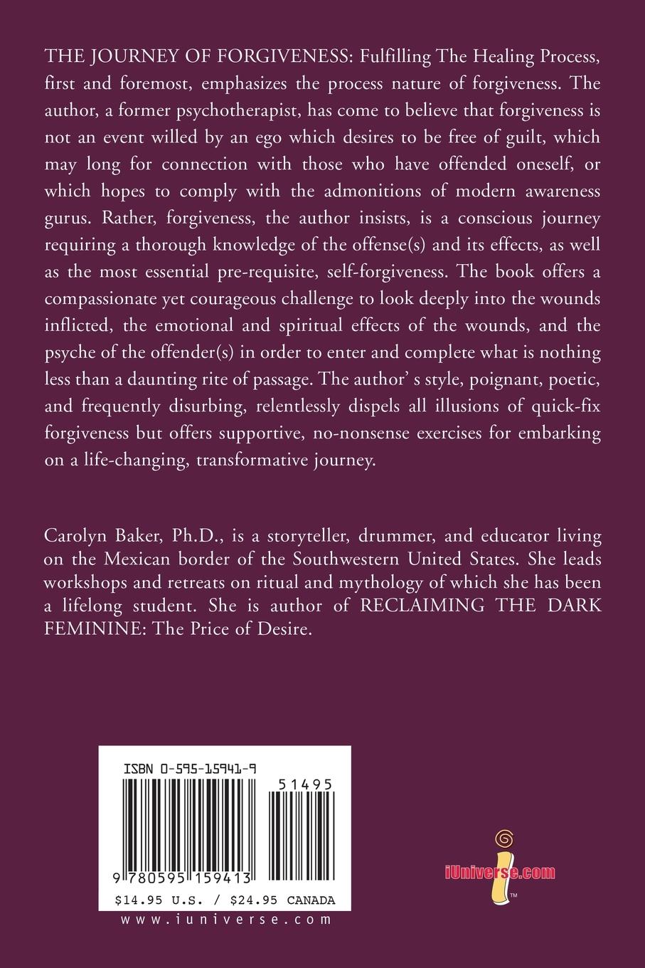 Rückseitencover The Journey of Forgiveness