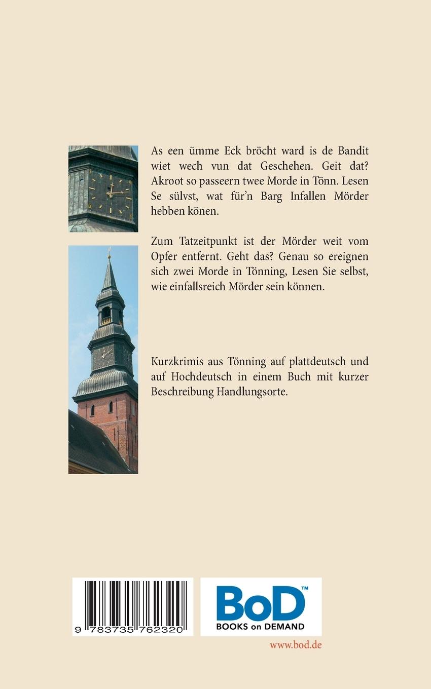 Rückseitencover Tönning Krimis