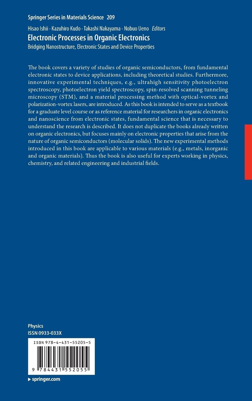 Rückseitencover Electronic Processes in Organic Electronics