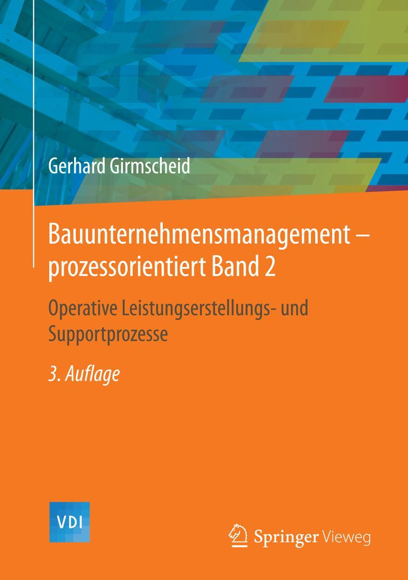 Vorderes Coverbild Bauunternehmensmanagement-prozessorientiert Band 2