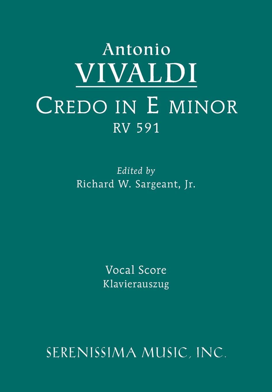 Vorderes Coverbild Credo in E minor, RV 591