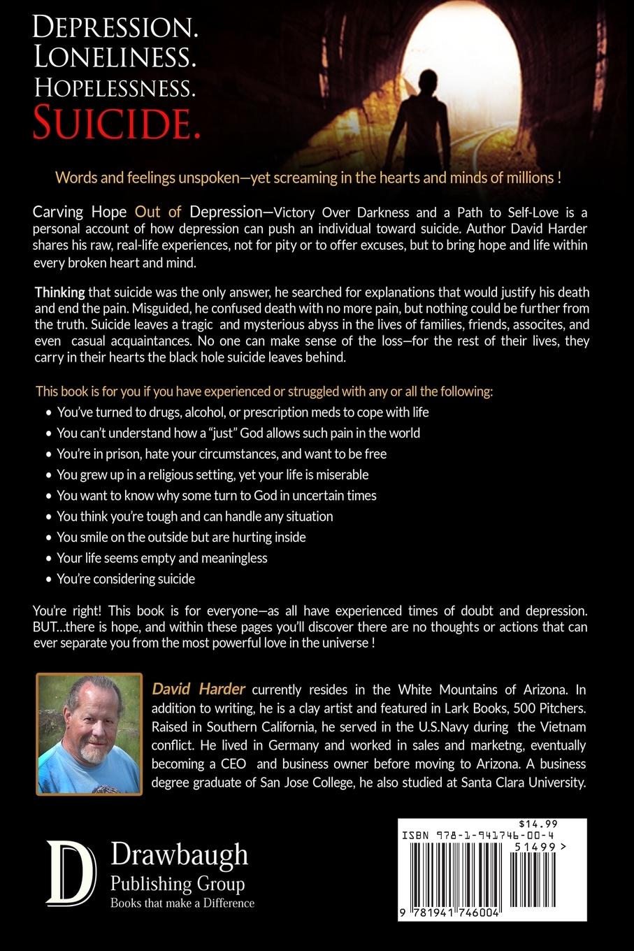 Rückseitencover Carving Hope Out of Depression