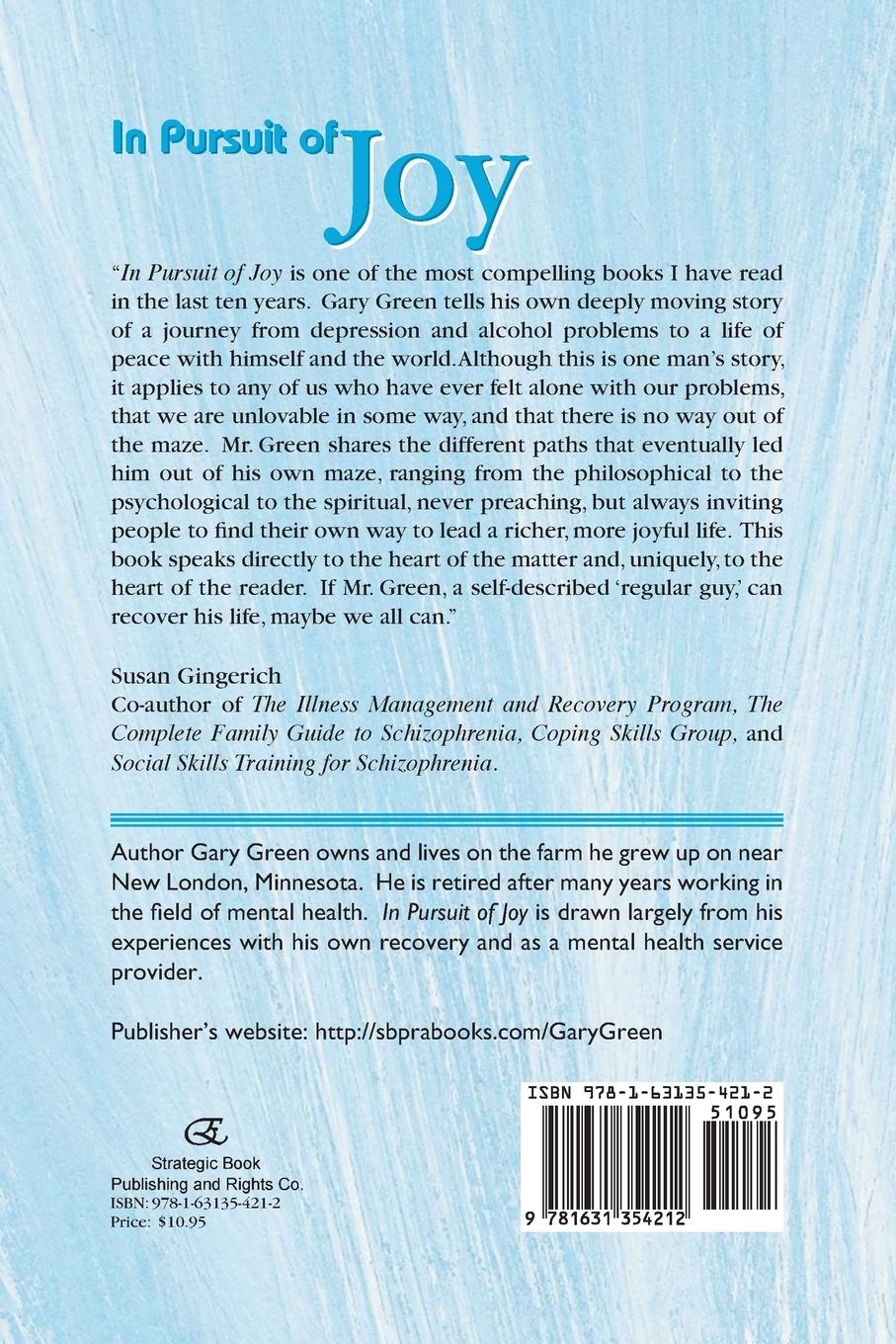 Rückseitencover In Pursuit of Joy