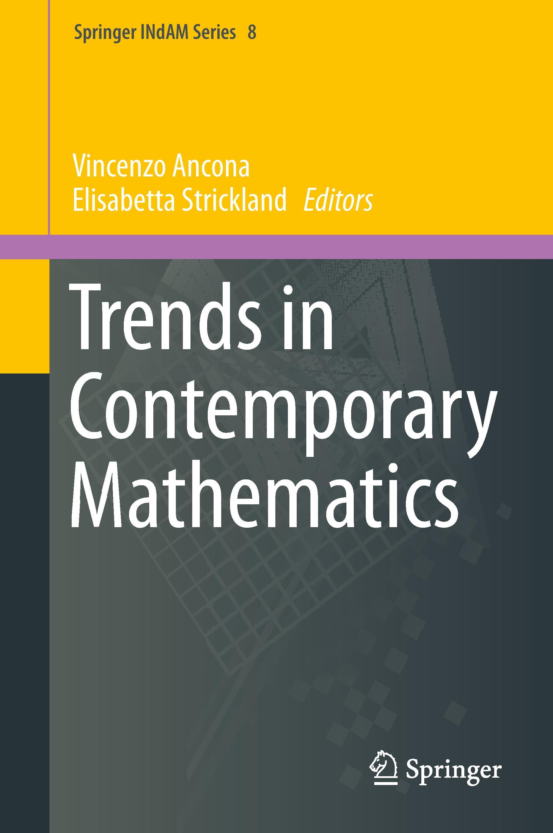 Vorderes Coverbild Trends in Contemporary Mathematics