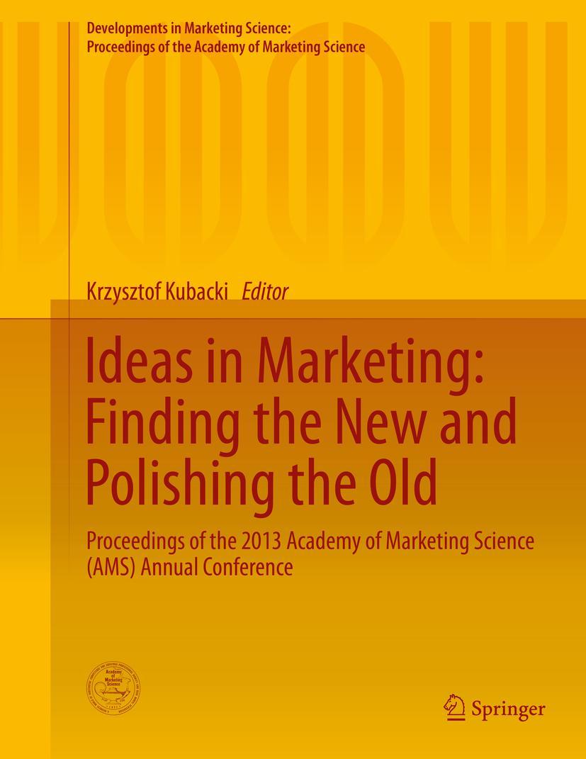 Vorderes Coverbild Ideas in Marketing: Finding the New and Polishing the Old