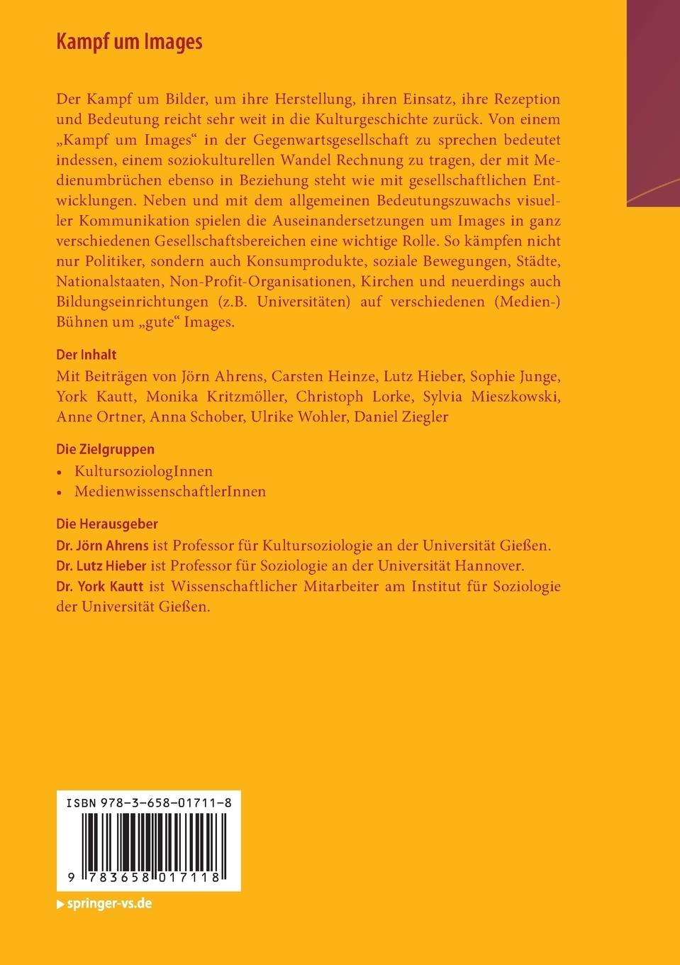 Rückseitencover Kampf um Images