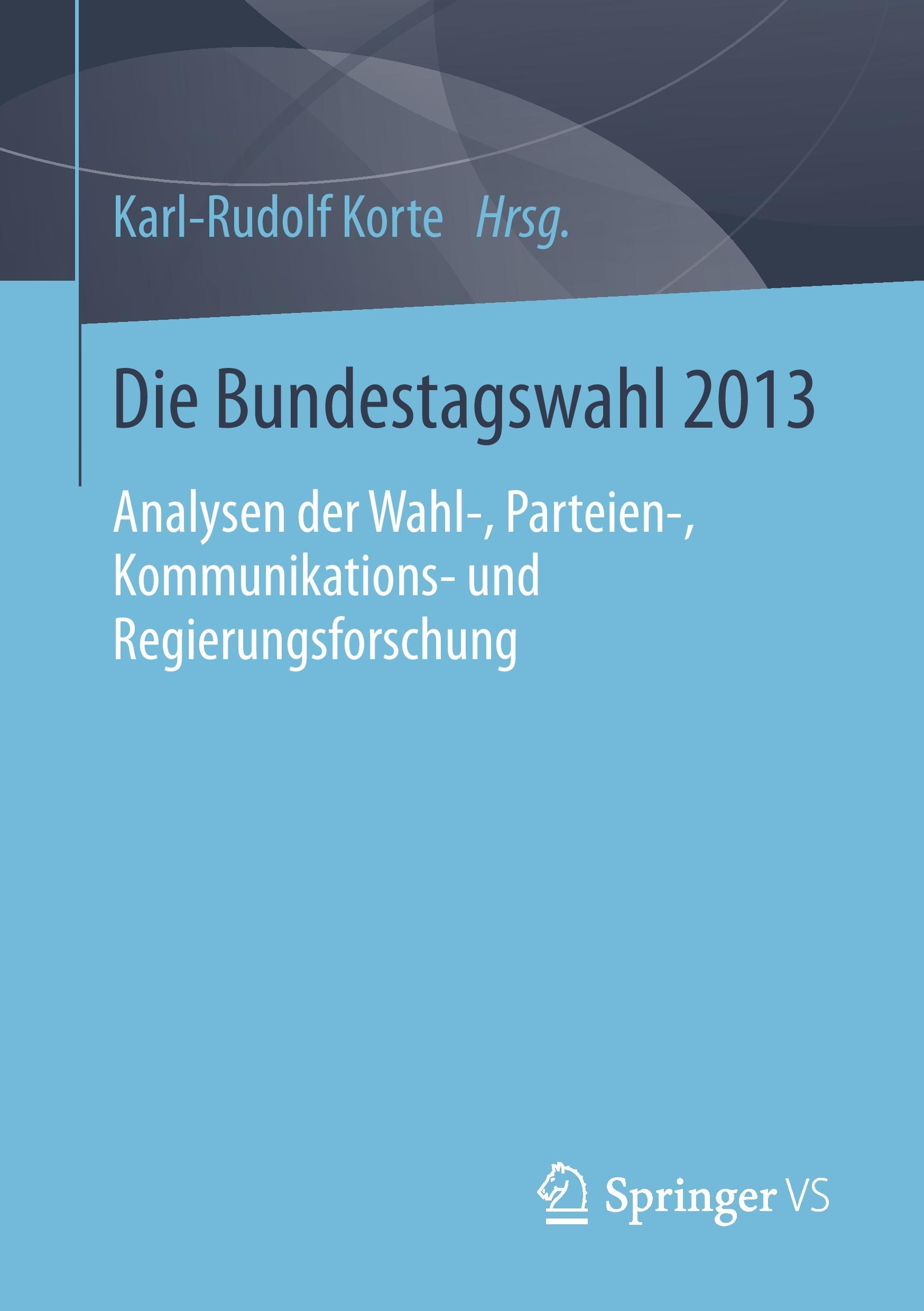 Vorderes Coverbild Die Bundestagswahl 2013