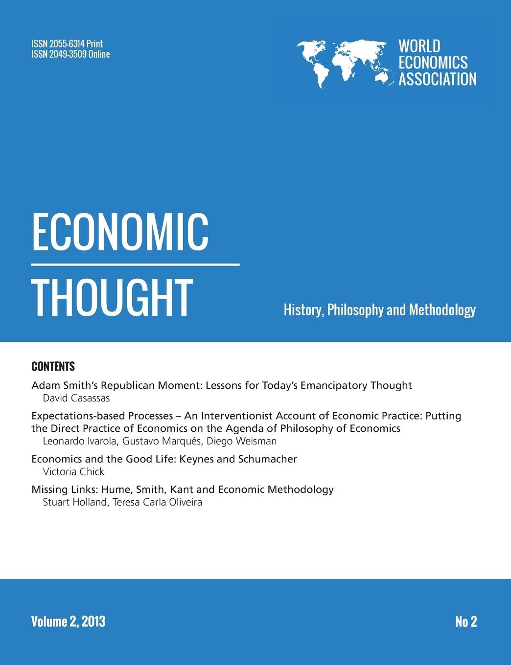 Vorderes Coverbild Economic Thought. Vol 2, Number 2