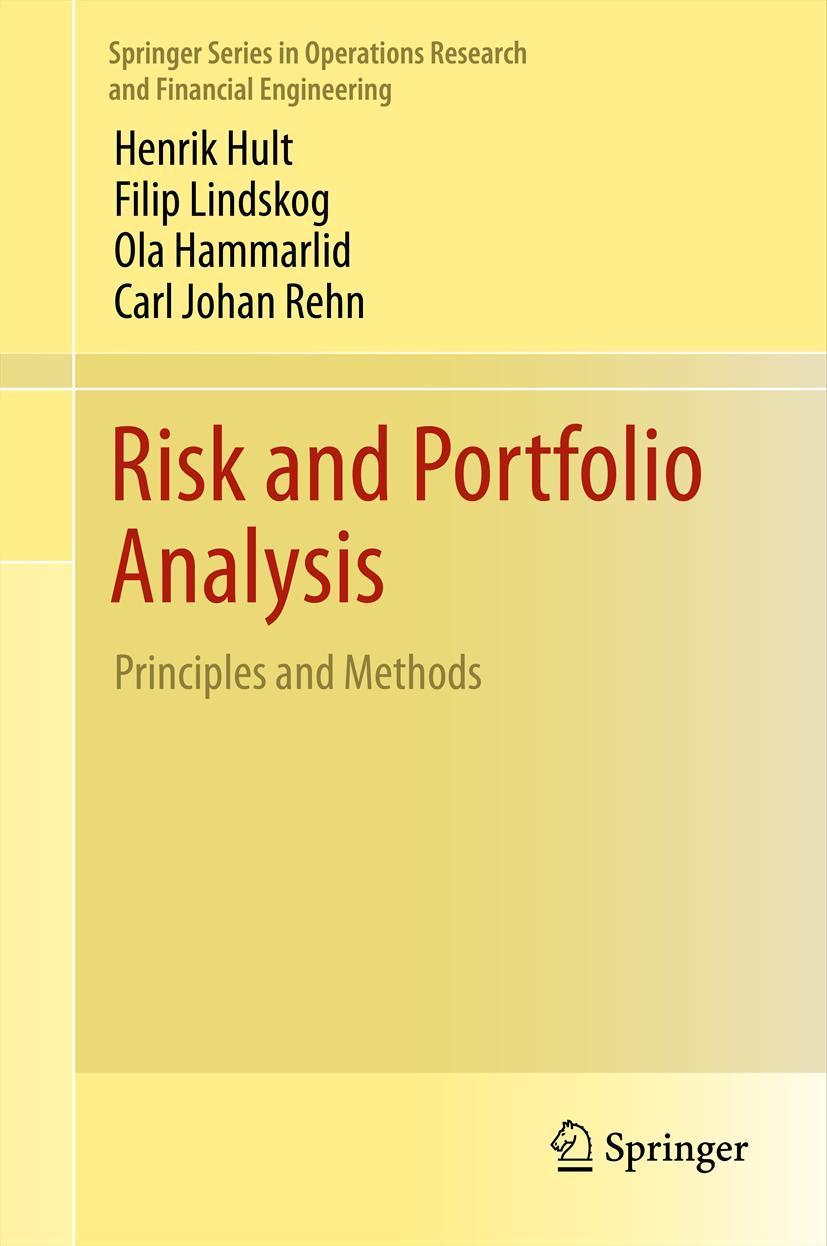 Vorderes Coverbild Risk and Portfolio Analysis
