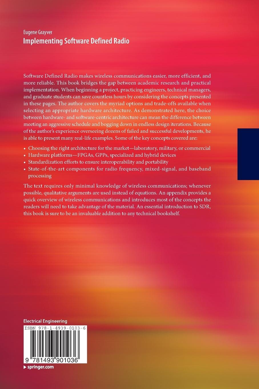 Rückseitencover Implementing Software Defined Radio